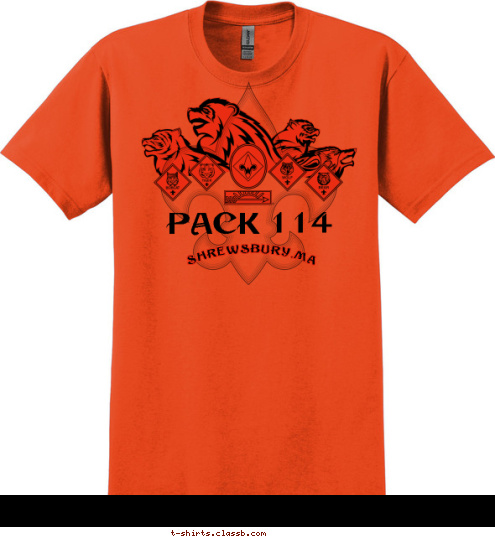 BEST 114 DO YOUR PACK SHREWSBURY,MA 123 K PAC T-shirt Design 