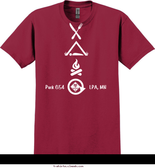 LPA, MN Pack 654 T-shirt Design 