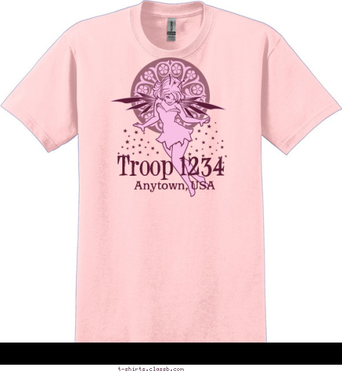 Troop 1234 Anytown, USA T-shirt Design 