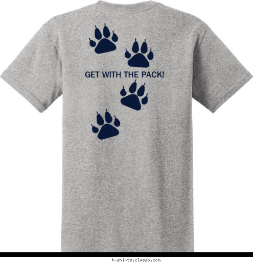 GET WITH THE PACK! CONNECTICUT WINDSOR  Pack
149 T-shirt Design 