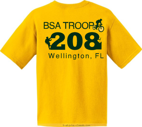 Wellington, FL 208 Wellington, FL 208 BSA TROOP BSA TROOP T-shirt Design 