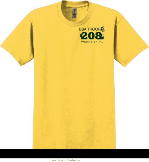 Wellington, FL 208 Wellington, FL 208 BSA TROOP BSA TROOP T-shirt Design 