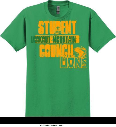 Lookout Mountain COUNCIL STUDENT T-shirt Design 