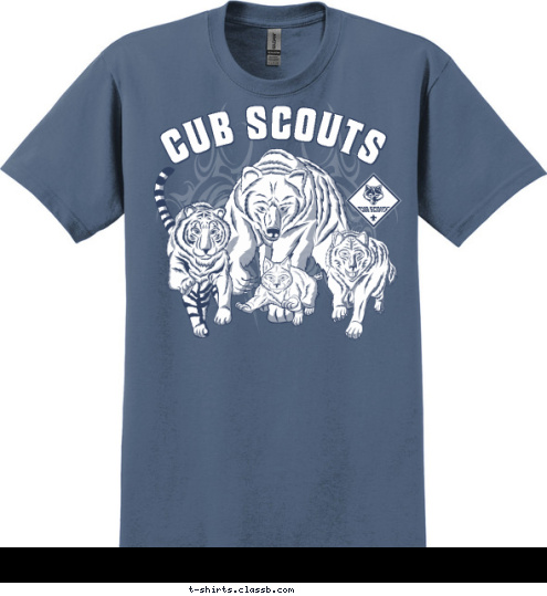 CITY, STATE CUB SCOUTS  T-shirt Design 