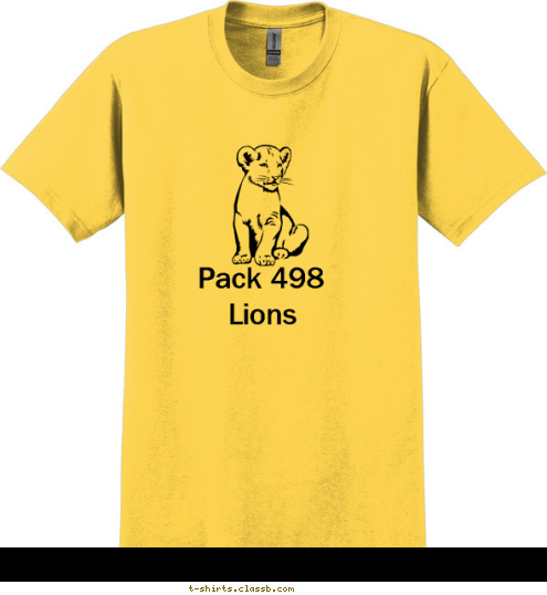 New Text Pack 498 Lions T-shirt Design 