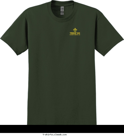 BOY SCOUTS TROOP 64
 Locust Grove, GA TROOP 64 Locust Grove, GA T-shirt Design 