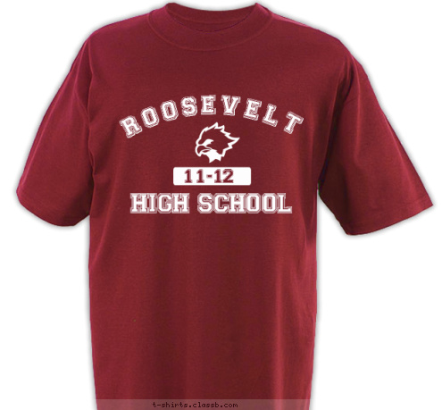 ROOSEVELT HIGH SCHOOL 11-12 T-shirt Design SP1009