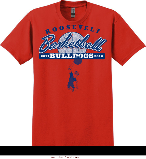 ROOSEVELT 2012 2011 BULLDOGS T-shirt Design 