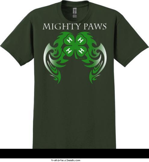 Mighty Paws T-shirt Design 