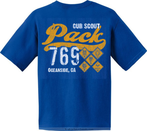 Oceanside, CA 769 769 CUB SCOUT Oceanside, CA CUB SCOUT T-shirt Design 