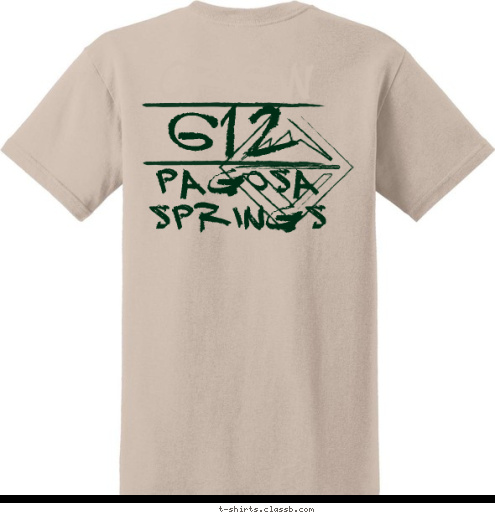 Valparaiso, IN Crew 612 2015 CREW 612
 Pagosa Springs T-shirt Design 