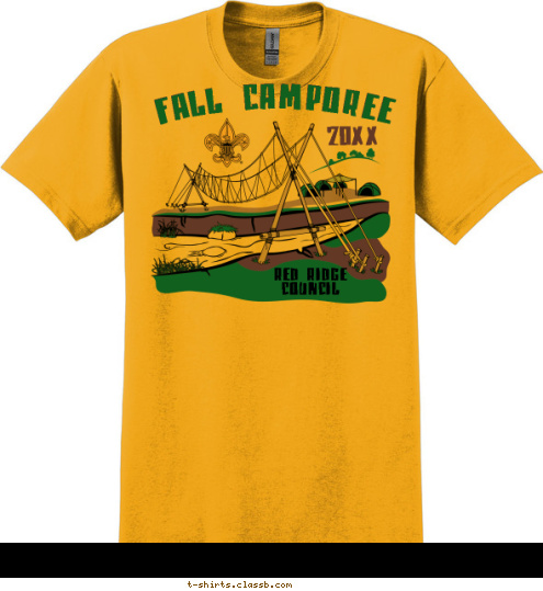 Your text here FALL CAMPOREE FALL CAMPOREE RED RIDGE
COUNCIL 2012 T-shirt Design sp889