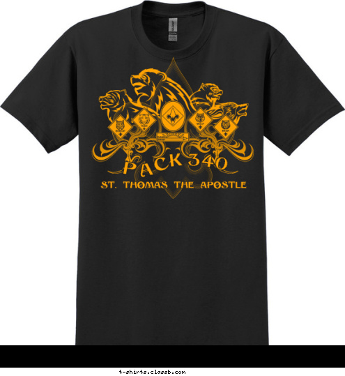 St. Thomas the Apostle 340 K PAC T-shirt Design 