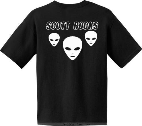      SCOTT ROCKS T-shirt Design 