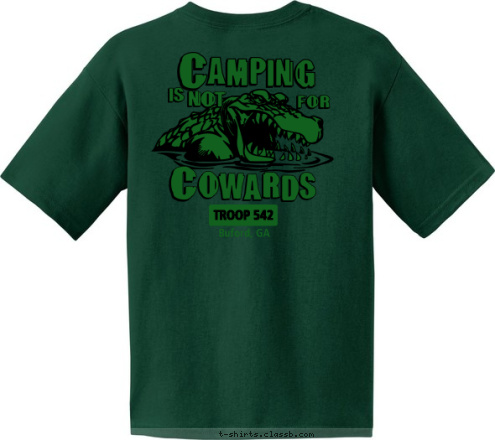 TROOP 542 Buford, GA Buford, GA TROOP 542 T-shirt Design 