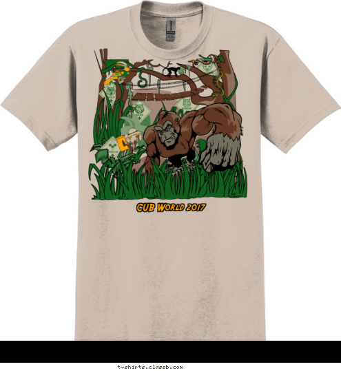 Cub World 2017 CUB World 2017 T-shirt Design 