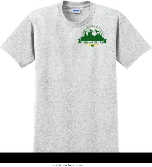 SERVICE IN THE OUTDOORS CREW 806 Ellwood City, PA T-shirt Design 