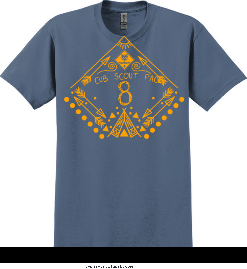 8 CUB SCOUT PACK T-shirt Design 