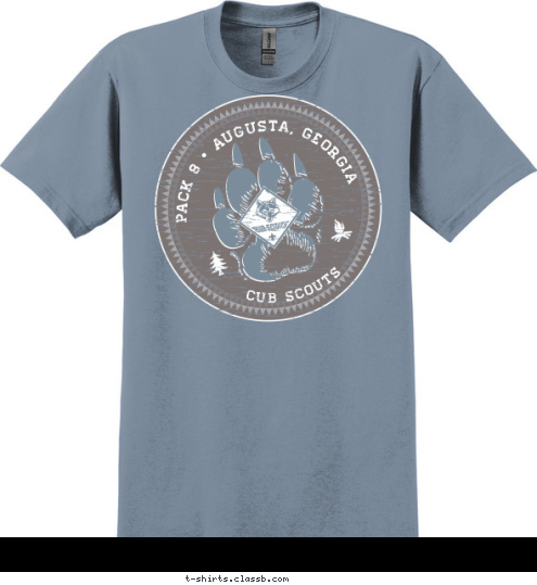 CUB SCOUTS PACK 8 • AUGUSTA, GEORGIA  T-shirt Design 