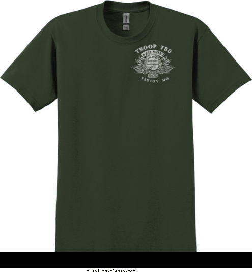 TROOP 780
 FENTON, MO TROOP 780 FENTON, MO PHILMONT PHILMONT 123 TREK            T-shirt Design 