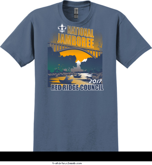 2017 RED RIDGE COUNCIL T-shirt Design SP6753