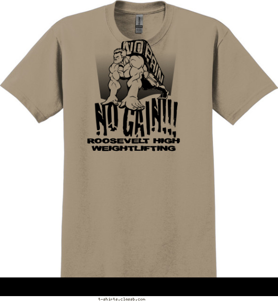 No Pain, No Gain T-shirt Design