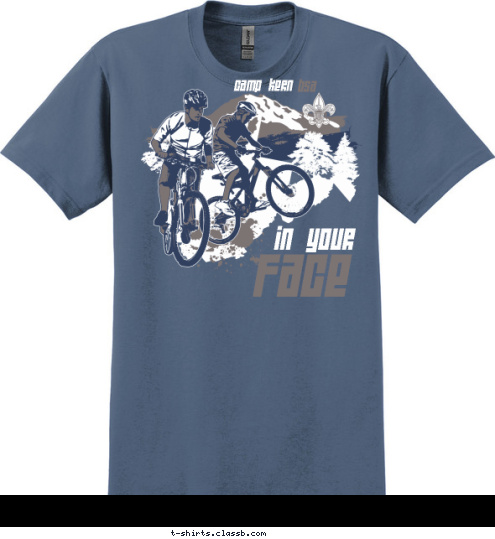 boy scouts of america BSA BSA CAMP KERN FACE IN YOUR T-shirt Design 