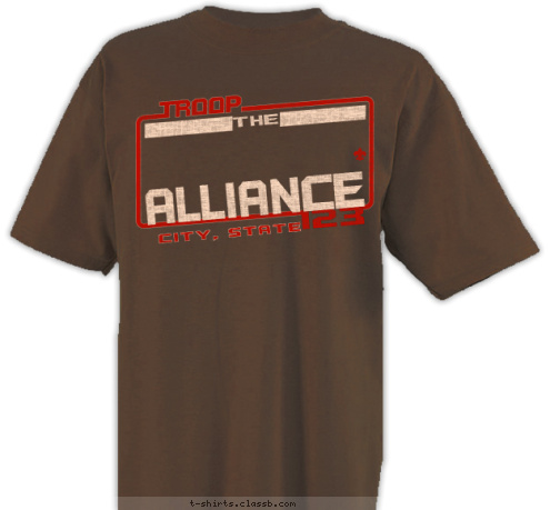 ALLIANCE  THE CITY, STATE 123 T-shirt Design 