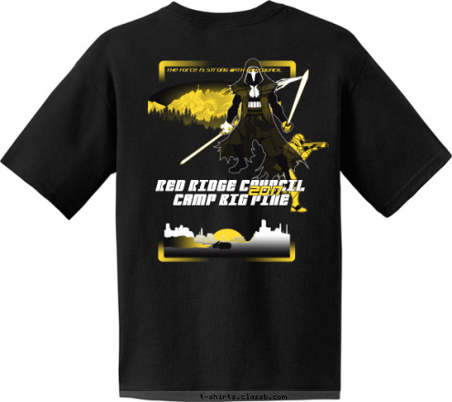 THE FORCE IS STRONG WITH MY COUNCIL CITY, STATE 2017 123 RED RIDGE COUNCIL
CAMP BIG PINE NEWS GEEK CRAFT       BREWS T-shirt Design 