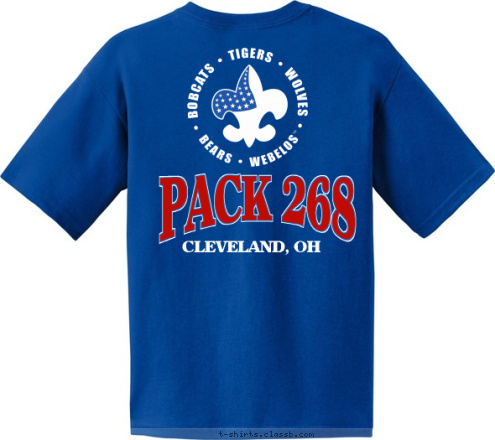 Cleveland, OH Pack 268 CLEVELAND, OH PACK 268 T-shirt Design 