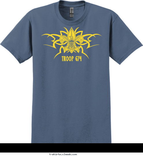 Boy Scout Troop 674 EST. 1912 TROOP 674 T-shirt Design 