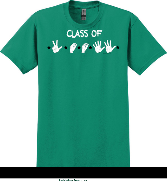 Lend a hand to our class T-shirt Design