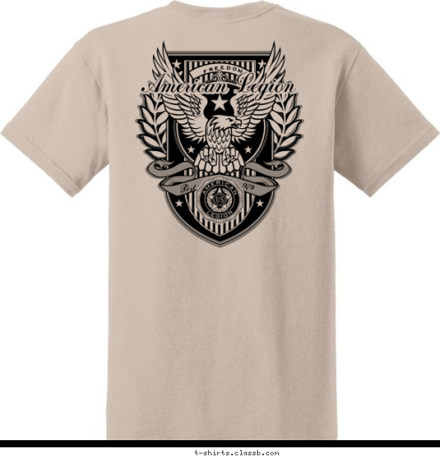 POST 979 979 AMERICAN LEGION Post FREEDOM American Legion T-shirt Design 