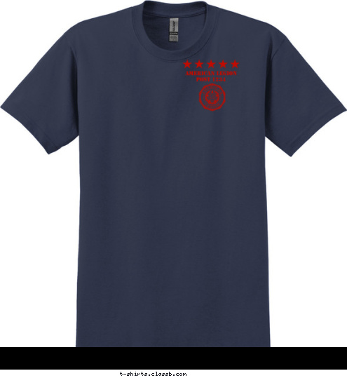 AMERICAN LEGION
 ANYTOWN, USA POST 1234
 1234 USA T-shirt Design 