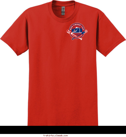 ANYTOWN,
USA BSA TROOP 123 NORTHERN TIER NORTHERN TIER T-shirt Design 