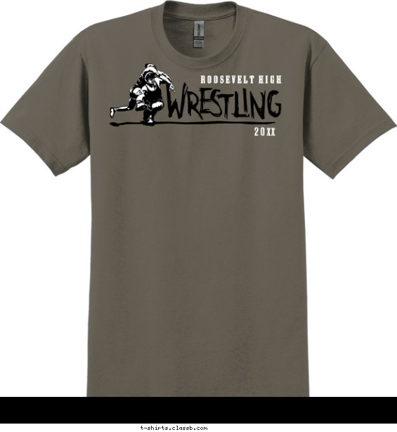 Old School Wrestling Design T-shirt Design