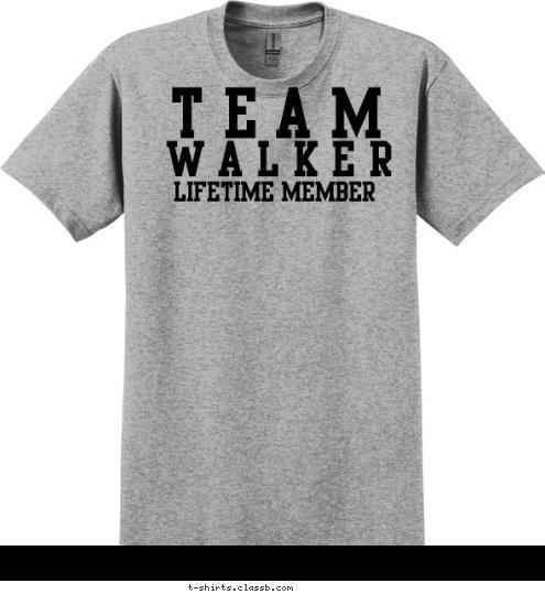 CITY, STATE 123 IT'S A WALKER THING,
YOU WOULDN'T 
UNDERSTAND W A L K E R LIFETIME MEMBER T E A M T-shirt Design 