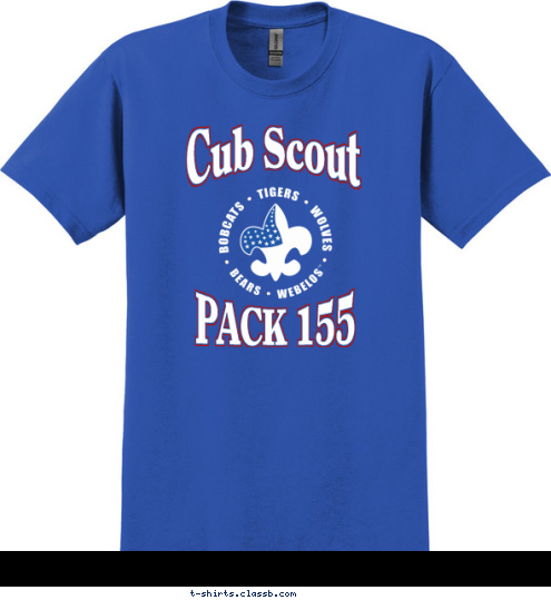 FREEHOLD, NJ Cub Scout PACK 155 T-shirt Design