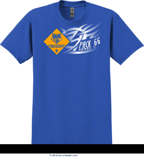 New Text NORWALK, CT PACK 66 T-shirt Design Cub Scout Pack 66