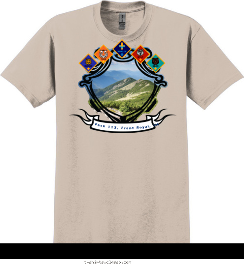 Pack 112, Front Royal, VA T-shirt Design 