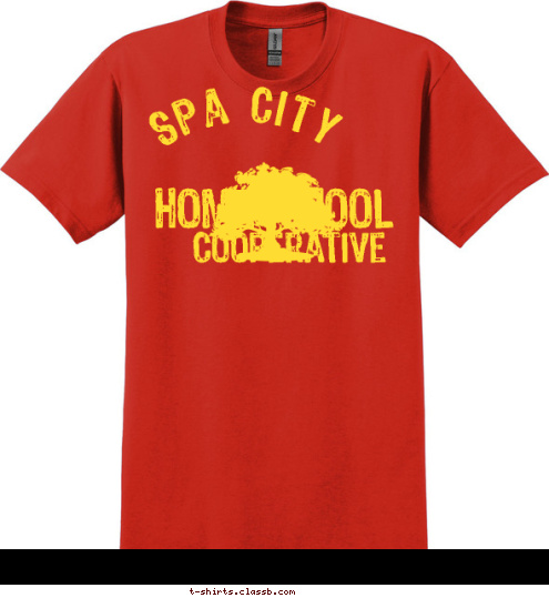 Cooperative Spa City Homeschool T-shirt Design 