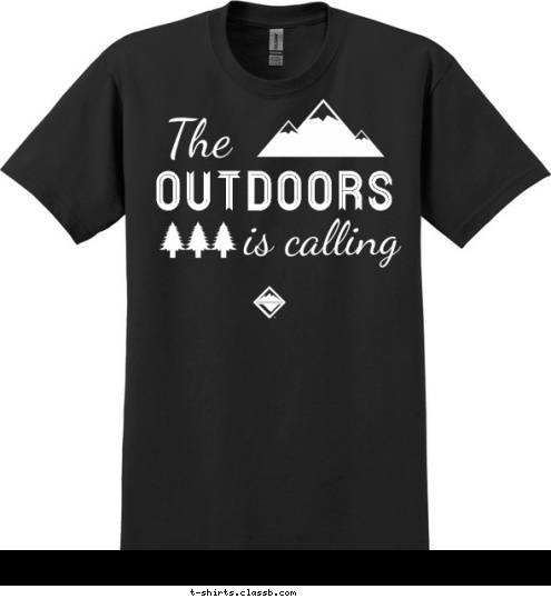 VENTURE CREW 123 OUTDOORS T-shirt Design 