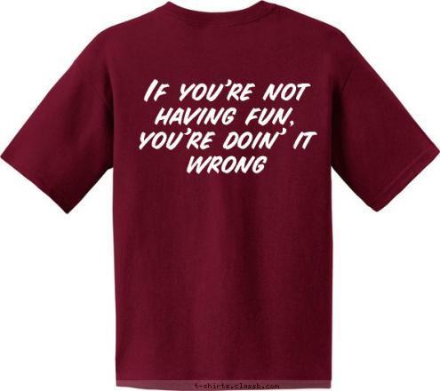 You're doin' it wrong If you're not having fun, you're doin' it wrong Columbia, MO TROOP 33 Kansas City, KS 707

 TROOP 

 T-shirt Design 