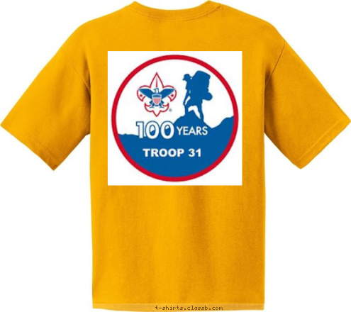 Troop 31 Charleston, WV T-shirt Design 