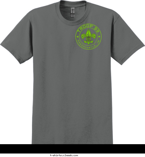 TROOP 99 Greencastle, IN T-shirt Design 