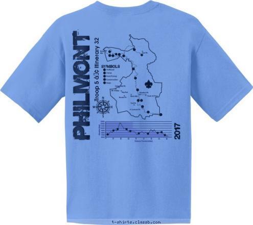 Troop 5 • Itinerary 32 THE CREW THE CREW BARTLESVILLE, OK ADVISORS TROOP 5 ADVISORS Name
Name
Name
Name


 Name
Name
Name
Name


 2017 T-shirt Design 