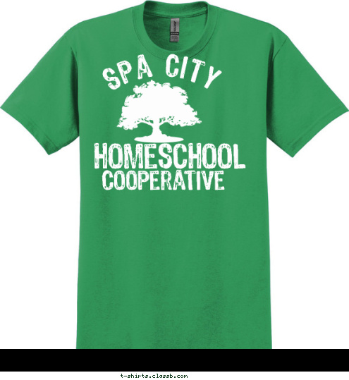 Cooperative Spa City Homeschool T-shirt Design 