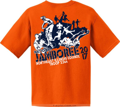 JAMBOREE RED RIDGE
COUNCIL 2017 NATIONAL Troop 2344
Lake Forest, IL NATIONAL JAMBOREE  NORTHEAST ILLINOIS COUNCIL
TROOP 2344  20
17 T-shirt Design 