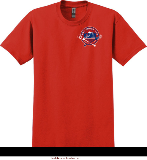 ANYTOWN,
USA BSA TROOP 123 NORTHERN TIER NORTHERN TIER T-shirt Design 