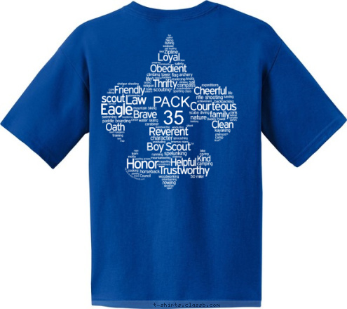 PACK 35 35 MEDINA, NY PACK T-shirt Design 